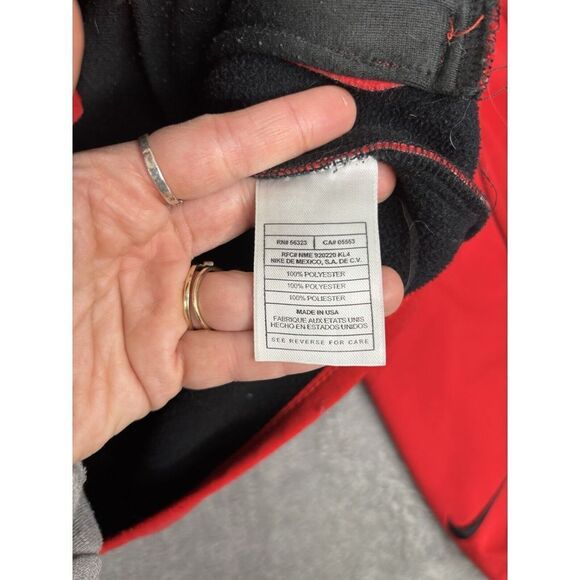 Vintage Y2K Nike Ohio State Buckeyes Full Zip Jacket Men's Size Large Red - Picture 7 of 11